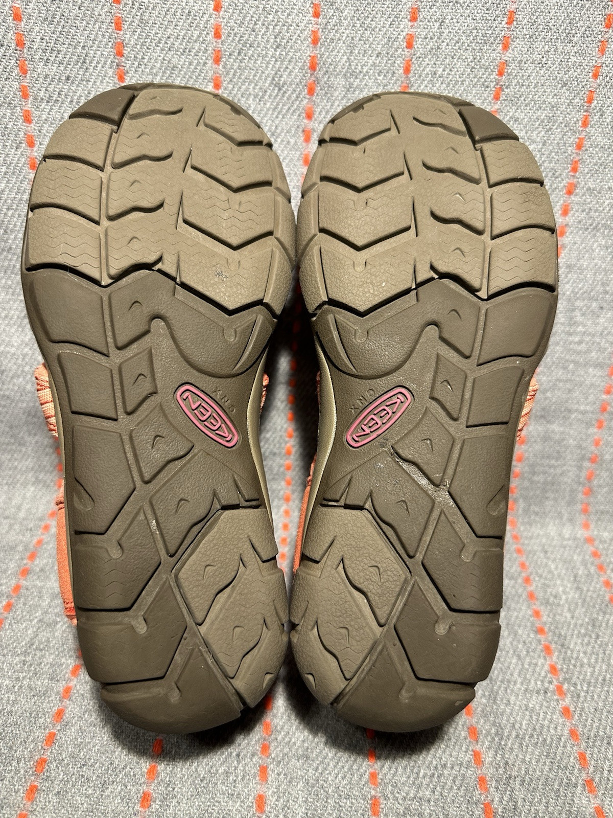 Sandali sportivi da trekking impermeabili KEEN Sample donna corallo arancione acqua chiara taglia 7