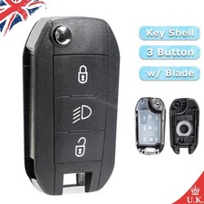 For Peugeot 208 2008 308 3008 508 5008 RCZ Remote Key Fob Case Shell HU83 Blade