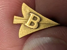Vintage Lapel Pin Pi Beta Phi Sorority Pledge Pin - 13mm