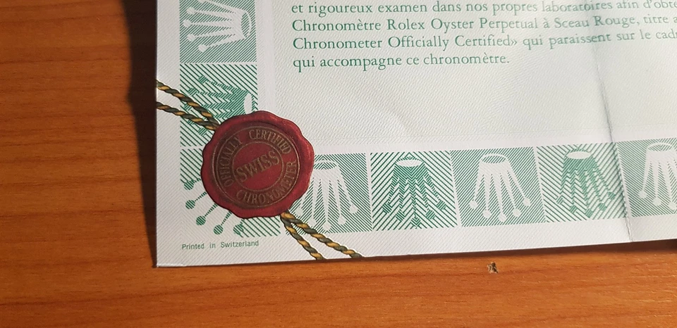 Rolex Cronómetro Certificado.con Garantía 1987 ref.564.00.100.12.87 Buen Estado Foto 3 de 4