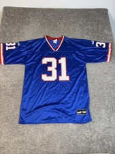 Vintage Y2k New York Giants Jersey Mens Large Jason Sehorn Blue Nylon Mesh PUMA