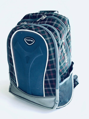 POLAR Kids Backpack 3-Compartment 9-Pocket Girls Boys School Bag Curshioned Back
