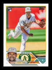 Garrett Acton 2023 Topps Update #US192 Oakland Athletics A's ROOKIE