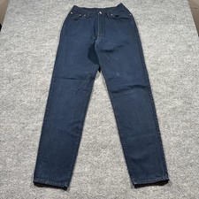 Vintage Levi's Jeans Womens 26x32 Dark Blue High Rise Tapered Leg Button Fly 80s
