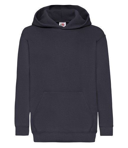 Fruit of the Loom Kids Childs Childrens Boys Girls Classic Hooded Sweatshirt - Picture 10 of 21
