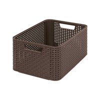 Curver Aufbewahrungsbox Ordnungsbox Sammelbox Kiste Natural Style M Braun