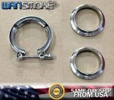 3" 76mm HD Stainless Steel V-Band Clamp Flange for Turbo Charging Tubing Exhaust