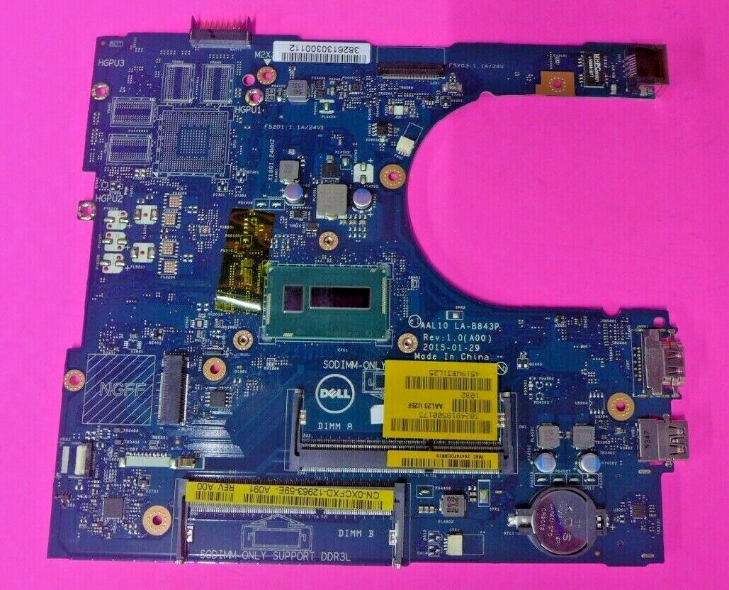 NEW Dell Inspiron 14 5458 15 5558 17 5758 Motherboard i5-5250U