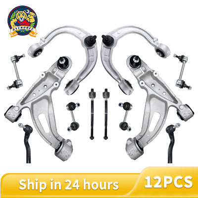 #ad #ad 12pcs Front Suspension Kit Control Arms Set for 2003 2007 Cadillac CTS Soft Ride $279.88
