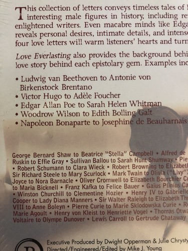 Love Everlasting Love Letters From Famous Men Audio Book 2 CDs Unabridged - Picture 7 of 11
