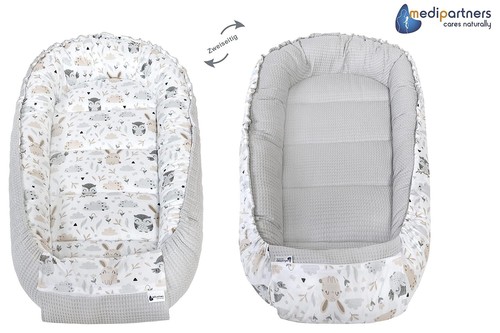 Medi Partners Babynest Kuschelnest Babynestchen 100% Baumwolle Nestchen ÖkoTex - Bild 52 von 56