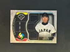 2017 TOPPS MUSEUM TAKAHIRO NORIMOTO JAPAN WBC QUAD JERSEY RELIC /99