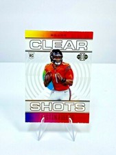 2021 Justin Fields Rookie RC Card Panini Illusions Clear Shots  #CS-19 - WHITE