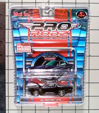 Maisto 2005 Pro Rodz, '65 Pontiac GTO, gloss black w/ "vinyl" flat black top