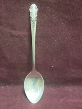 Sterling International Rogers BRIDAL VEIL DEMITASSE SPOON 4 1/8" 11g no monogram
