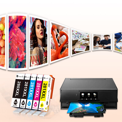 Cartuccia Di Inchiostro Per Canon PGI-280XXL CLI-281XXL PIXMA - Foto 7