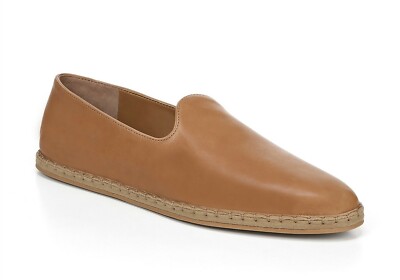 Vince 258009 Womens Malia Leather Loafer Flat Tan Size 7.5 Medium