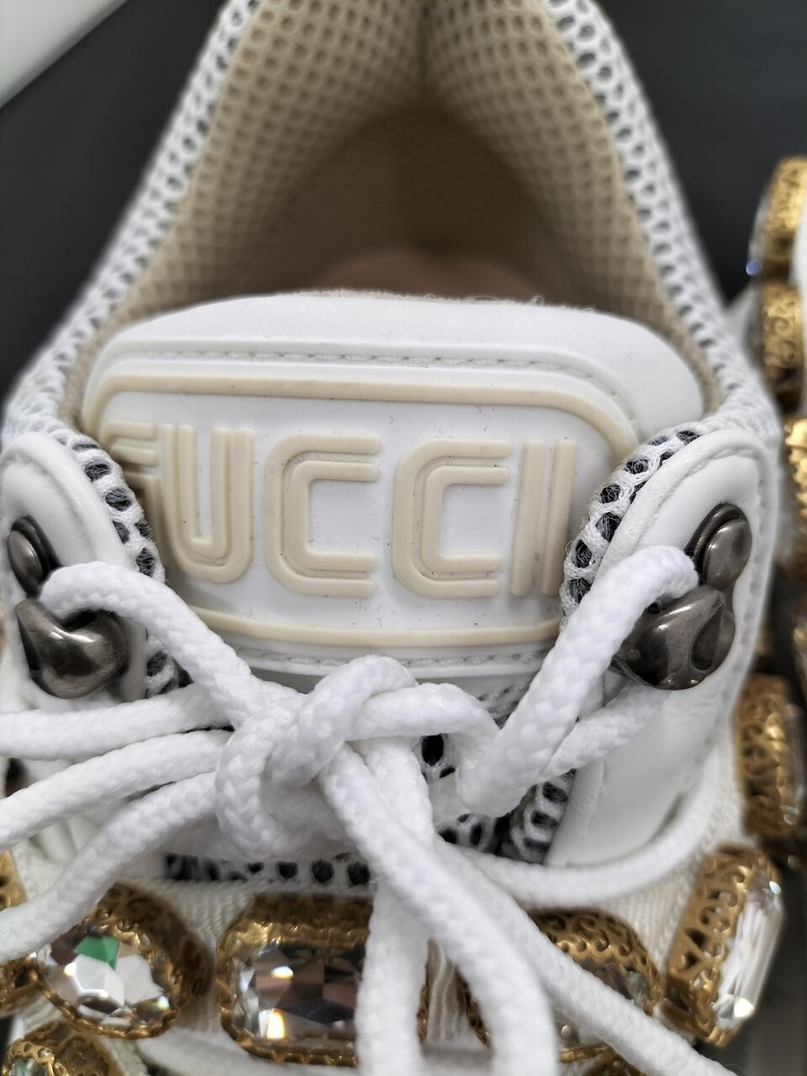 ⭐︎GUCCI フラッシュトレック　39 ゴールド グッチ GUCCI スニーカー フラッシュトレック ゴールド 37センチ