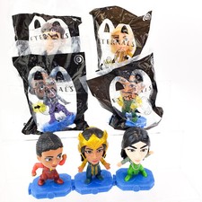 McDonalds Happy Meal Toys Marvel Eternals Figures 2020 LOT OF7 some Sealed