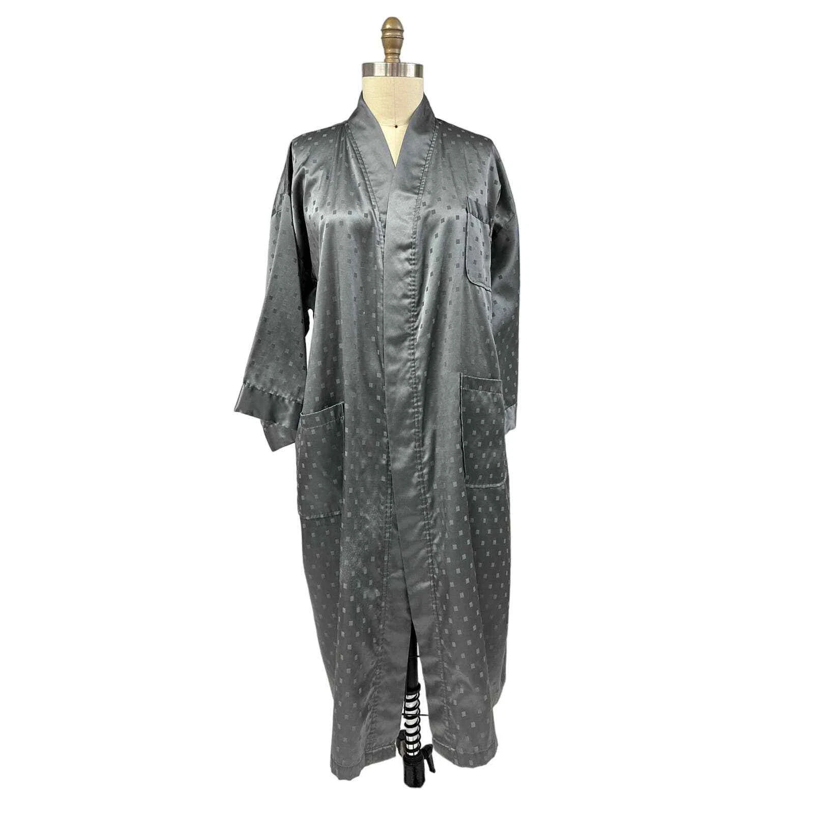 Robe damas homme taille unique années 70 80 vintage Christian Dior Monsieur taille unique en argent 