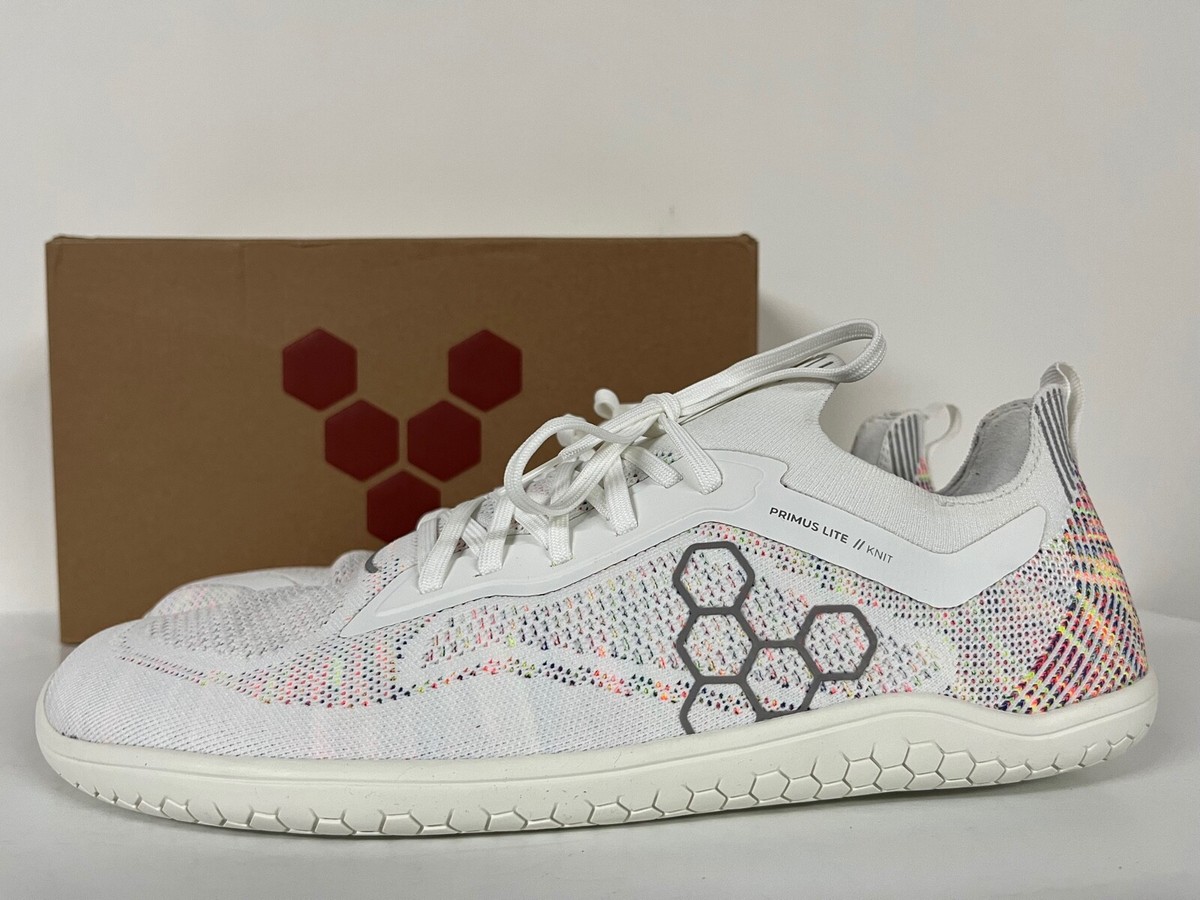 Vivobarefoot Primus Lite Knit White Iridescent Multicolor 