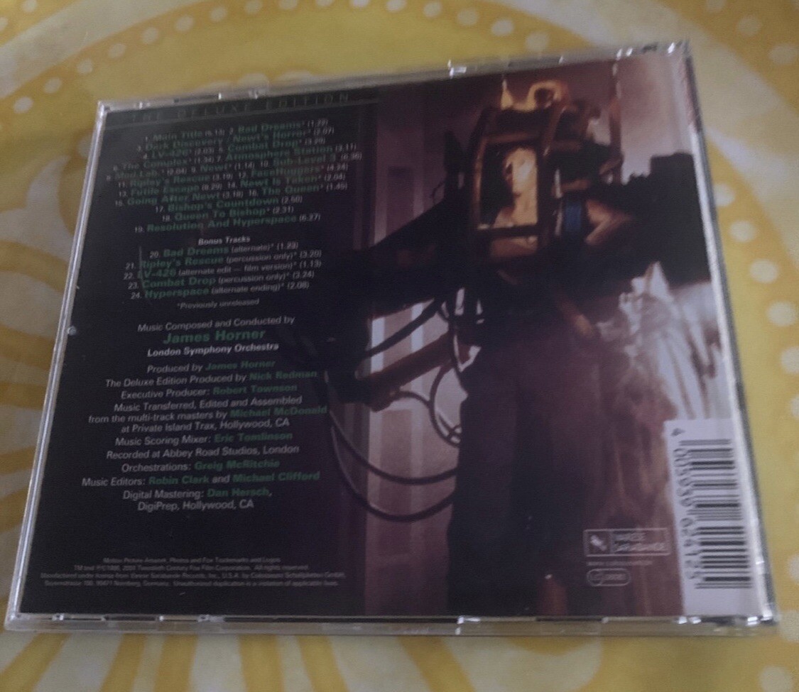 Aliens CD, The Deluxe Edition, original motion picture soundtrack | eBay