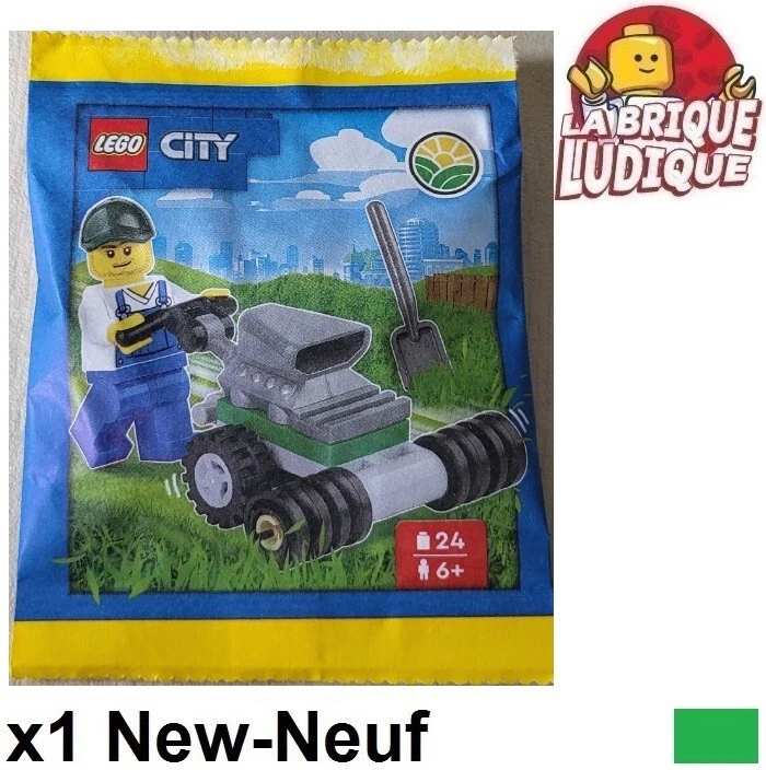 Lego Polybag Ciudad Granjero Cortacésped Jardinero 952404 NUEVO - Imagen 1 de 1