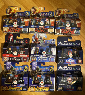 Marvel Minimates - Walgreens Exclusives - Lot of 9 Packs - New in Box