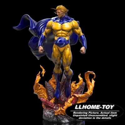 Sentry 4 Heads Super Man 1:6 Resin Model Kit Unpainted 3d Print Statue Figure