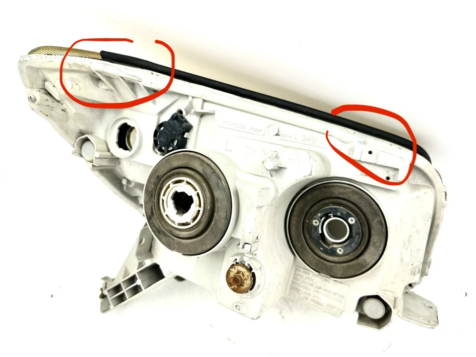 Faro delantero izquierdo OEM 06-09 Toyota 4Runner Driver LH 81170-35451 Foto 4 de 4