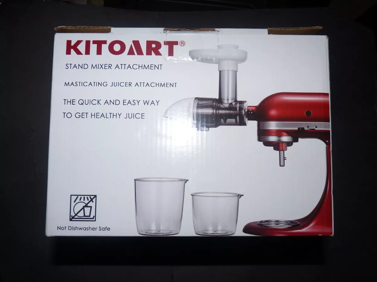 Kitoart Juicer Attachment Blender Head, Slow Juicer Attachment for  KitchenAid