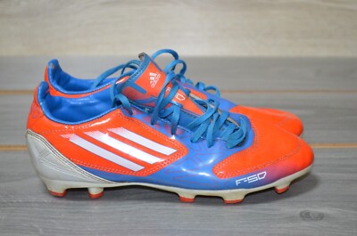 Adidas Soccer Cleats Shoes F50 Adizero Orange Blue US 4 Vintage