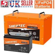 100AH 200AH 300AH 12V/24V Deep Cycle Lithium Battery LiFePO4 System BMS Home