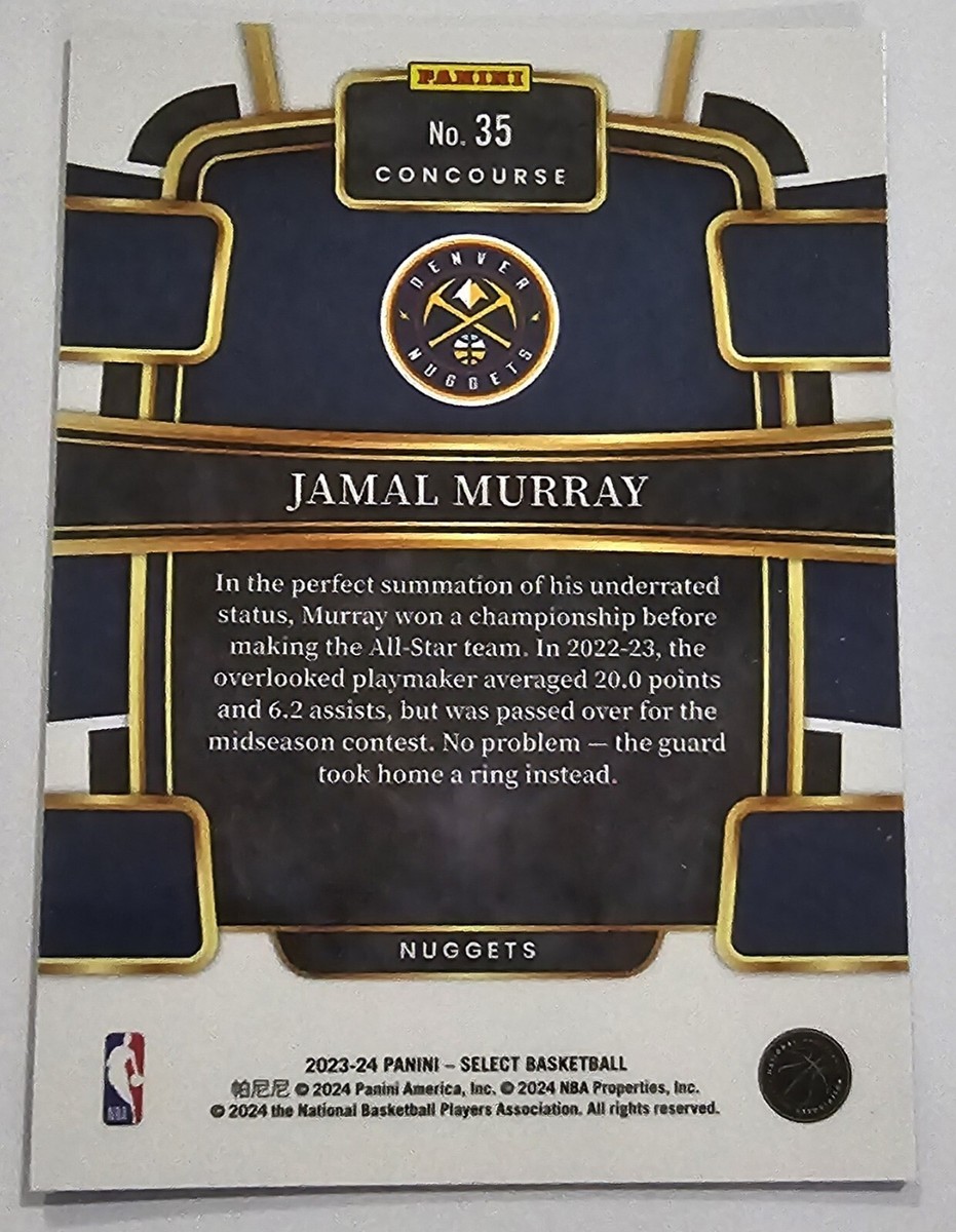 2023-24 Panini Select Basketball Trading Card 35 Jamal