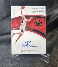 2016-17 Panini Immaculate Modern Marks Auto 09/99 Bojan Bogdanovic #MM-BBO Auto