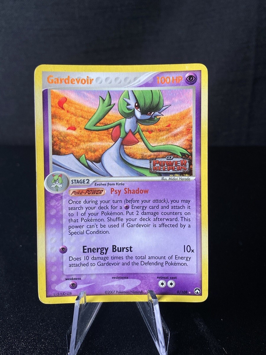 Gardevoir 9/108 - Stamped Reverse Holo Rare - Ex Power Keepers