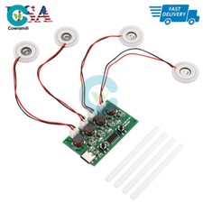 Mini Humidifier DIY Kits Mist Maker Driver Circuit Board 4 Fogger Film Atomizer.