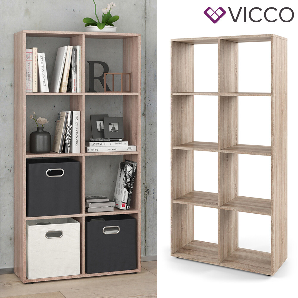 Séparateur de pièce 8 compartiments Vicco Scutum meuble de rangement