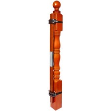 2 Pcs No Hole Stairway Baby Gate Mounting Kit - Fits Round Square Banisters...