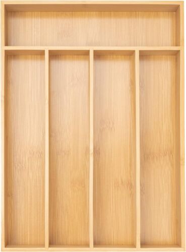 Silverware Organizer Kitchen Drawer Organizer Utensil Organizer Bamboo
