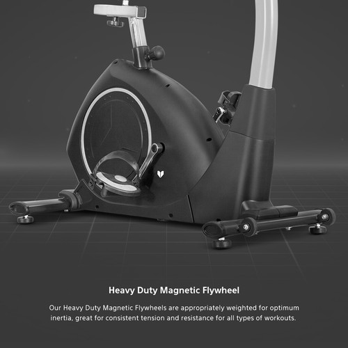Lifespan EXER-80 New Exercise Bike #Auto Tension Magnetic - iPad/iPhone Stand - Picture 4 of 10