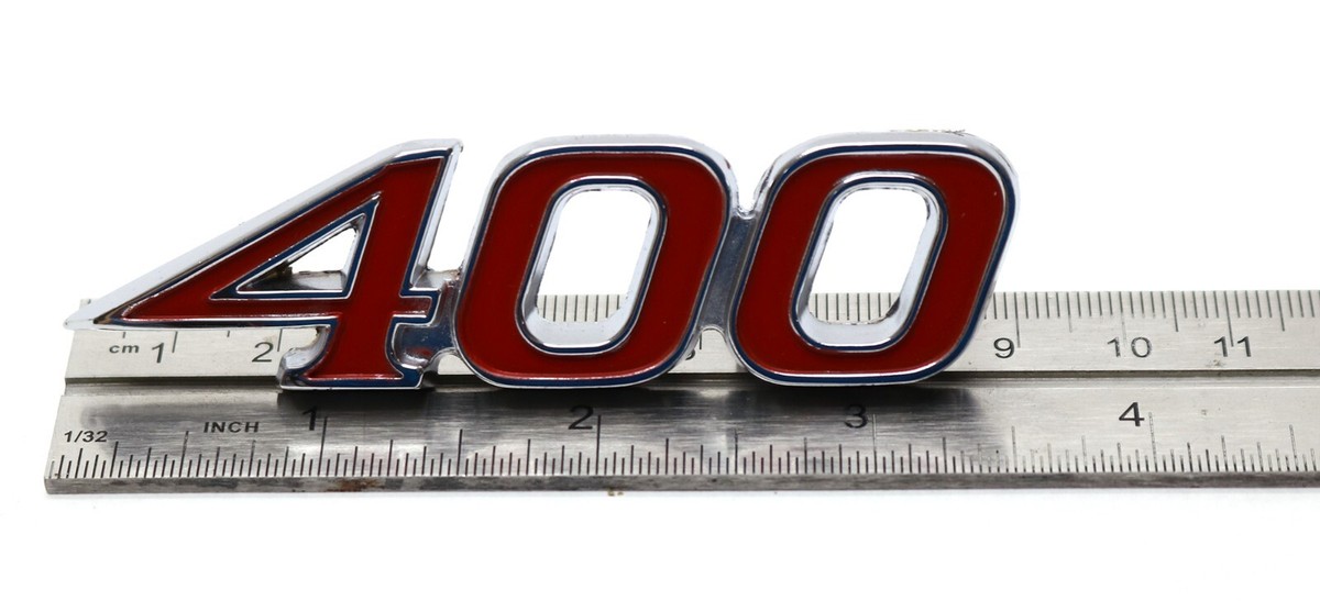 NEW 400 Front Fender Emblem Badge / For 1970 Full Size Pontiac