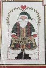 Janlynn Cross Stitch Kit Merry Christmas Santa Collector's Series 2002 41-101