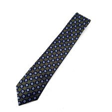 John W. Nordstrom Tie 100 Silk Blue Green Floral Necktie Made in USA