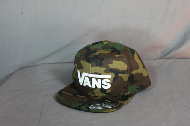 vans camo cap