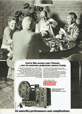 Advertising 1123 1978 Sound Projector Eumig Treated Lens