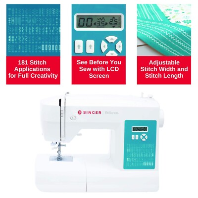 Singer 6180 Brilliance Plus Computerized Sewing Machine