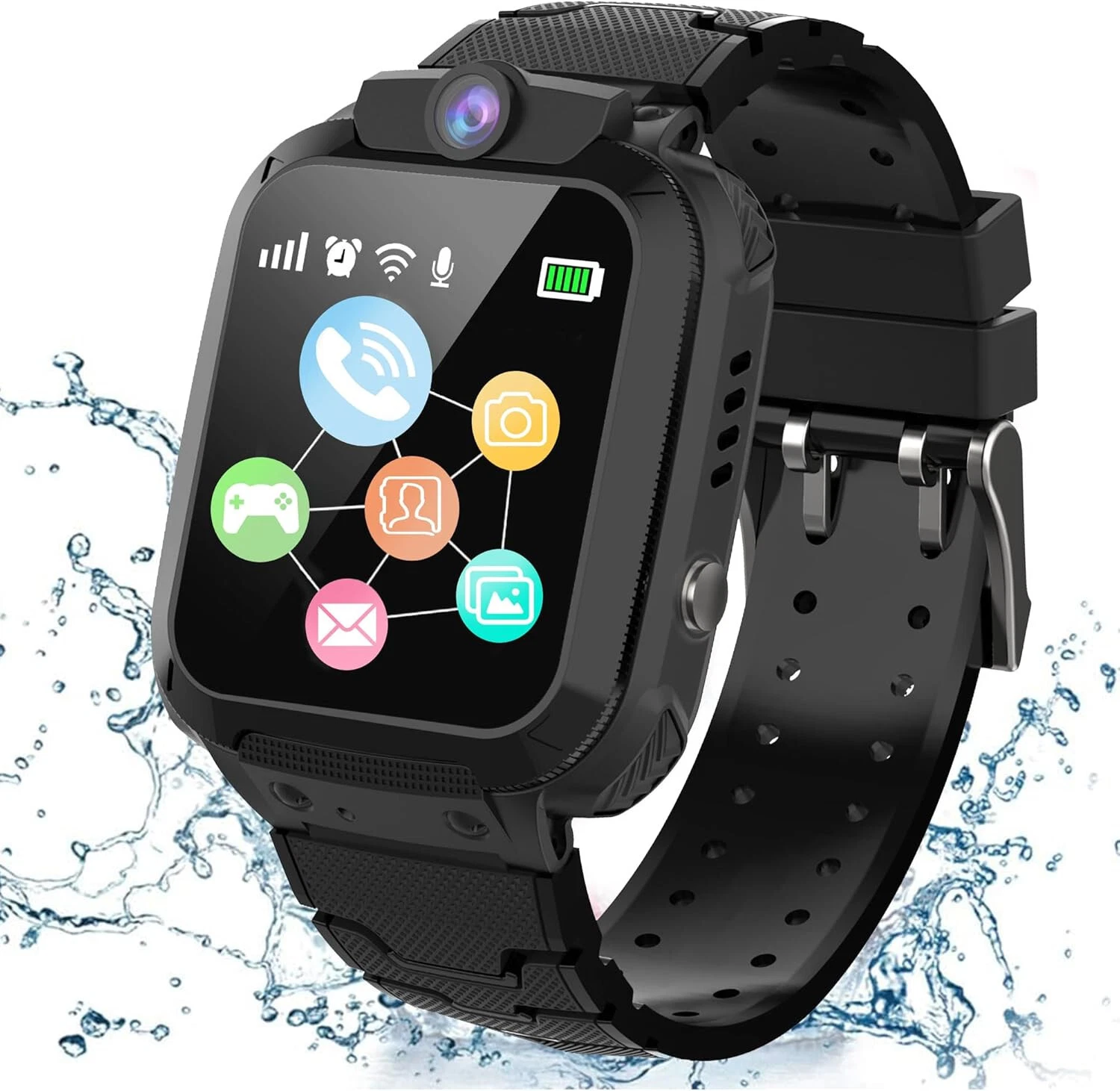 Smart Watch Kids Phone Function GPS Tracker SOS Wrist Watch For iPhone Samsung