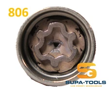 Audi Rim Lock 806 Code F Key Nut Wheel Lock Key Genuine OEM Audi