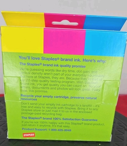 Staples Compatible Inkjet Cartridge With HP 57 Tri-Color New - Picture 5 of 7